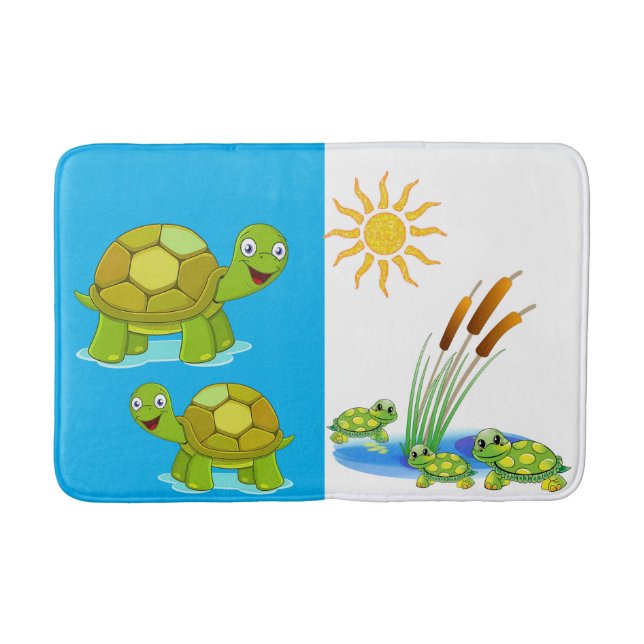 Turtle Bathroom Bathmat (Front)