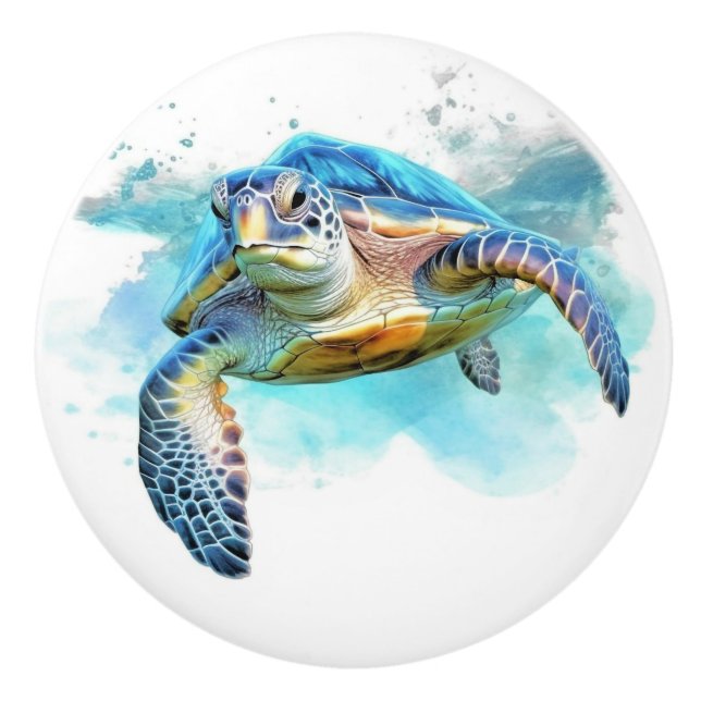 Turtle Beach Nautical Drawer Knobs (Front)