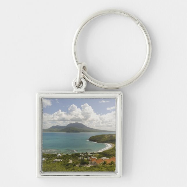 Turtle Beach, southeast peninsula, St Kitts, Keychain (Front)