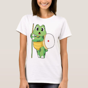 Turtle Billiard Queue T-Shirt