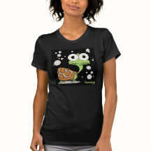 Turtle(Black) Women's Fine Jersey T-Shirt