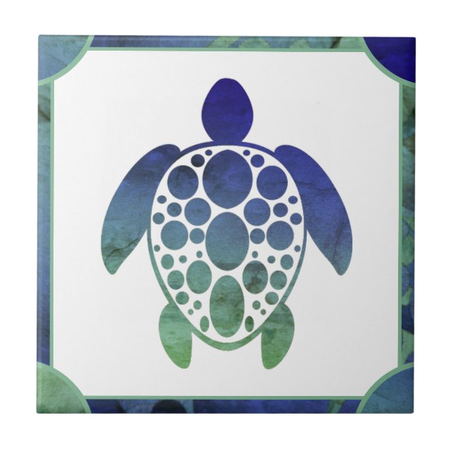 Turtle - Blue Tile (Front)