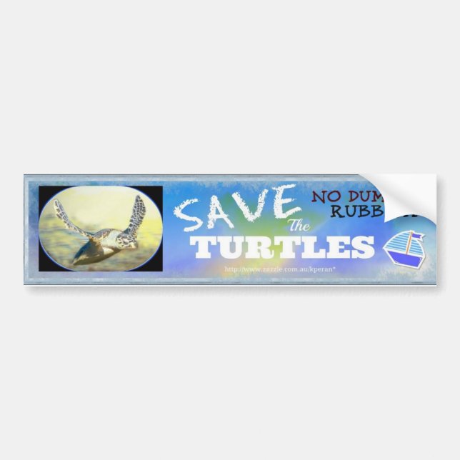 TURTLE BUMPER STICKER (Front)