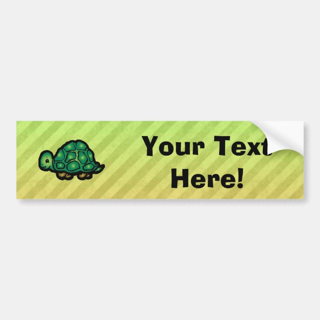 Turtle Bumper Sticker (Front)