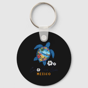 Turtle Cabo San Lucas Mexico Vacation Summer Men W Keychain
