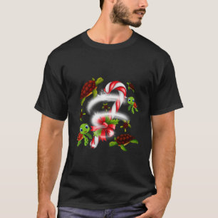 Turtle Candy Sweet Christmas T-Shirt