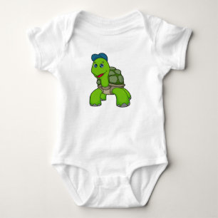 Turtle Cap Baby Bodysuit