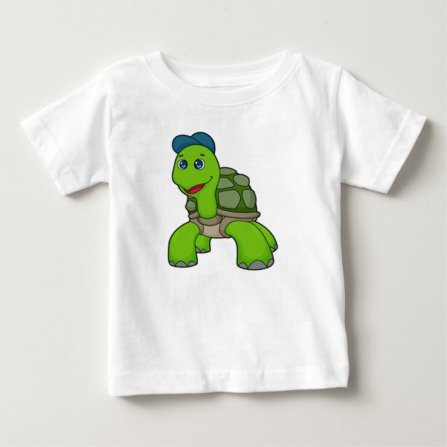 Turtle Cap Baby T-Shirt (Front)