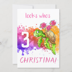 Turtle Card Purple