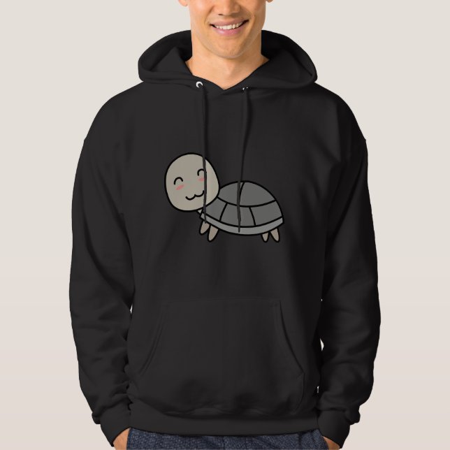 Turtle cartoon animal hoodie (Front)
