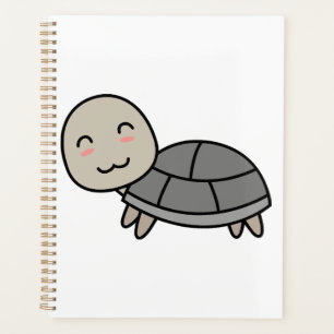 Turtle cartoon animal planner