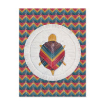 Turtle Chevron Postcard