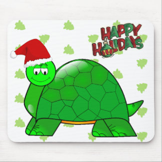 Turtle Christmas Mousepad
