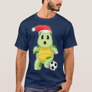 Turtle Christmas Soccer T-Shirt