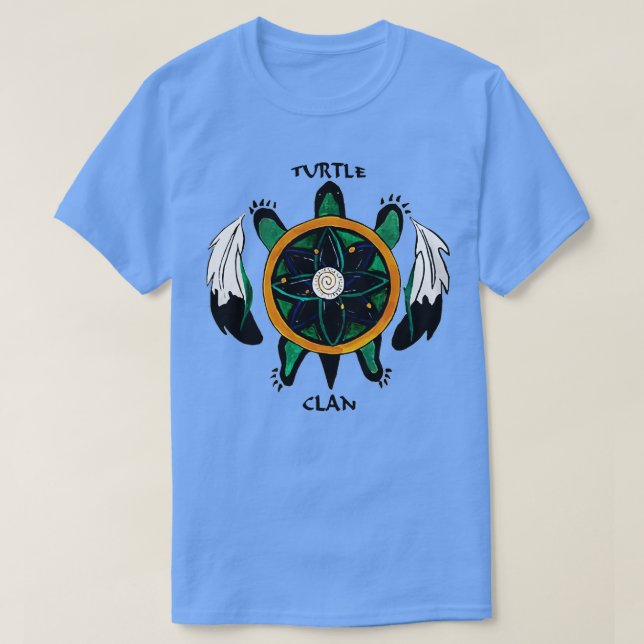 turtle clan native american  T-Shirt (Design Front)