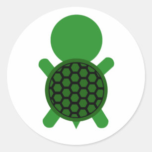 Turtle Classic Round Sticker