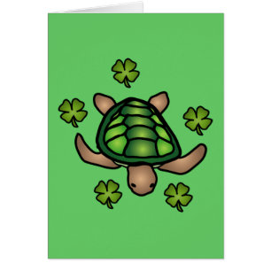 Turtle & Clover Card