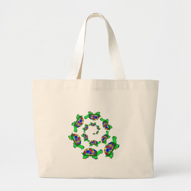 Turtle Coalition Large Tote Bag (Front)
