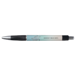 Turtle Coastal Silver Turquoise Add Text Pen