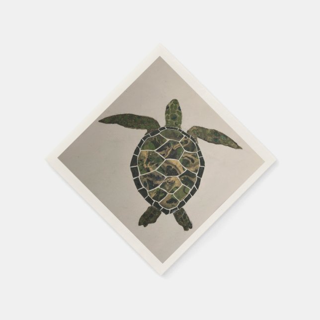 Turtle Cocktail Napkins (Corner)