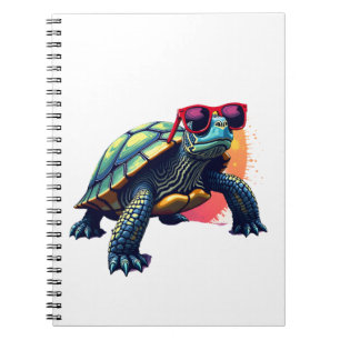 Turtle Colorful Turtle Outfit Mens Turtle Lover Tu Notebook