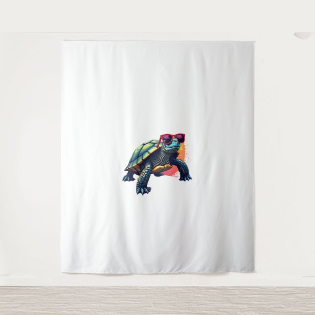 Turtle Colourful Turtle Outfit Mens Turtle Lover T Tapestry (Front)