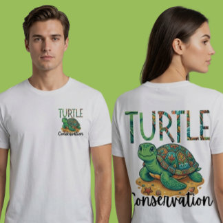 Turtle Conservation Sea Life Protection T-Shirt