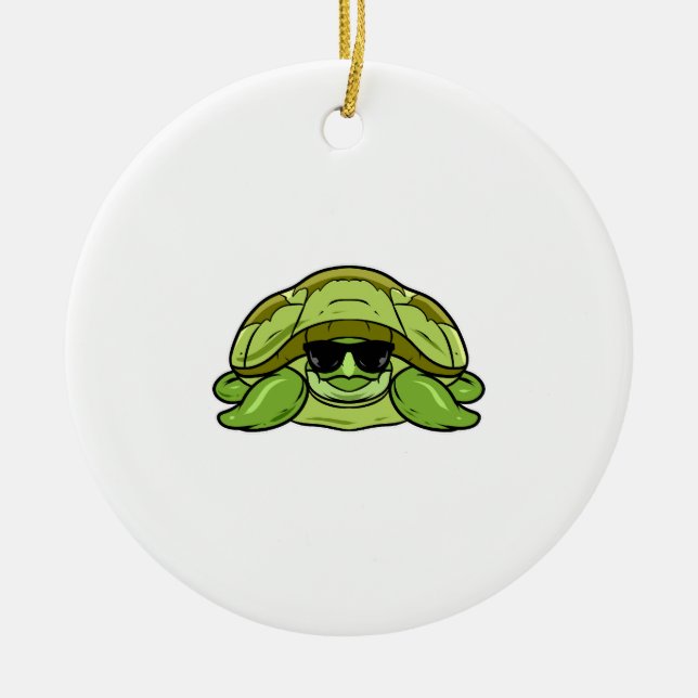 turtle Copy Copy Copy Copy Copy Ceramic Ornament (Front)