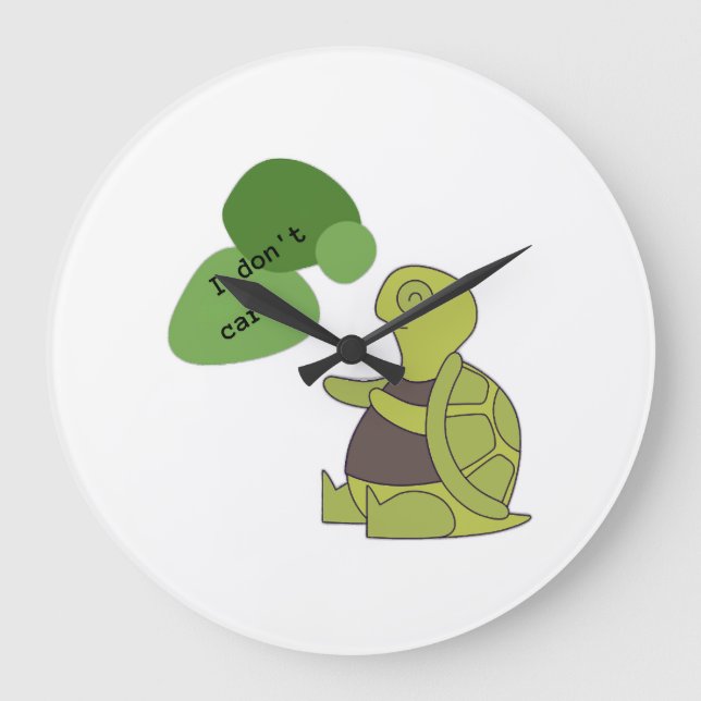 Turtle Copy Copy Copy Copy Copy Copy Copy Copy Cop Large Clock (Front)