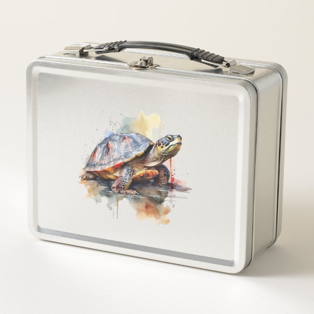 Turtle Copy Copy Copy Copy Copy Copy Copy Copy Cop Metal Lunch Box (Front)