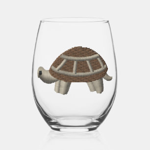 Turtle Copy Copy Copy Copy Copy Copy Copy Copy Cop Stemless Wine Glass