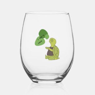 Turtle Copy Copy Copy Copy Copy Copy Copy Copy Cop Stemless Wine Glass