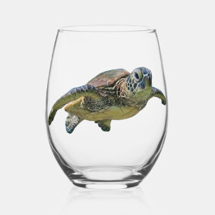 Turtle Copy Copy Copy Copy Copy Copy Copy Copy Cop Stemless Wine Glass