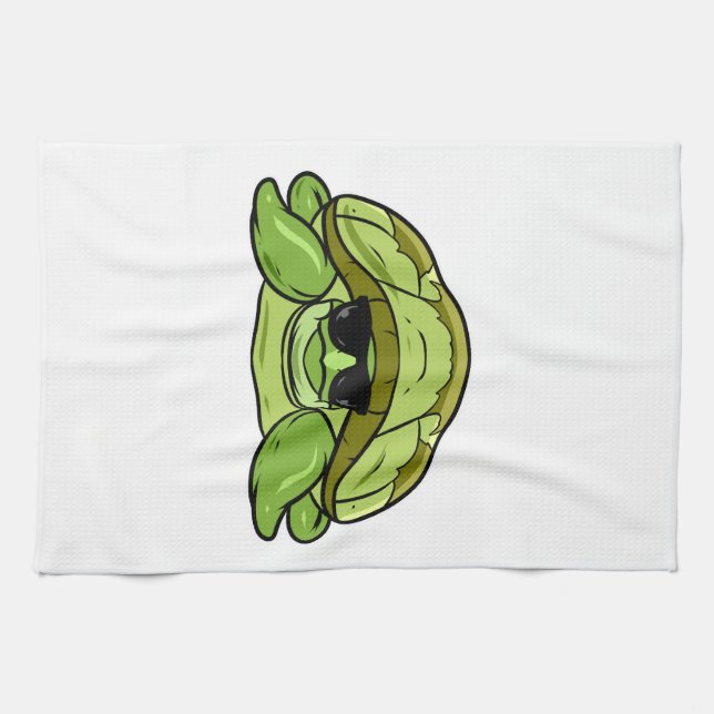 turtle Copy Copy Copy Copy Copy Kitchen Towel (Horizontal)