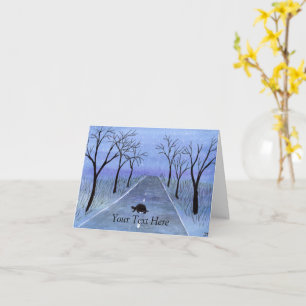 Turtle Crossing Card