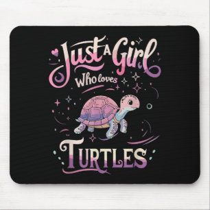 Turtle Cute Girl Men Women S Mouse Pad