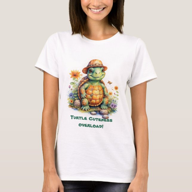 Turtle Cuteness Overload T-Shirt (Front)