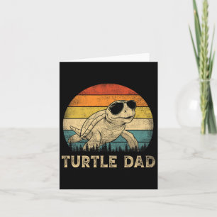 Turtle Dad Turtle Lovers Daddy Father's Day  Card