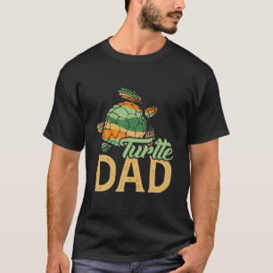 Turtle Dad Vintage Retro Father's Day T-Shirt