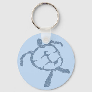 turtle-dark blue keychain