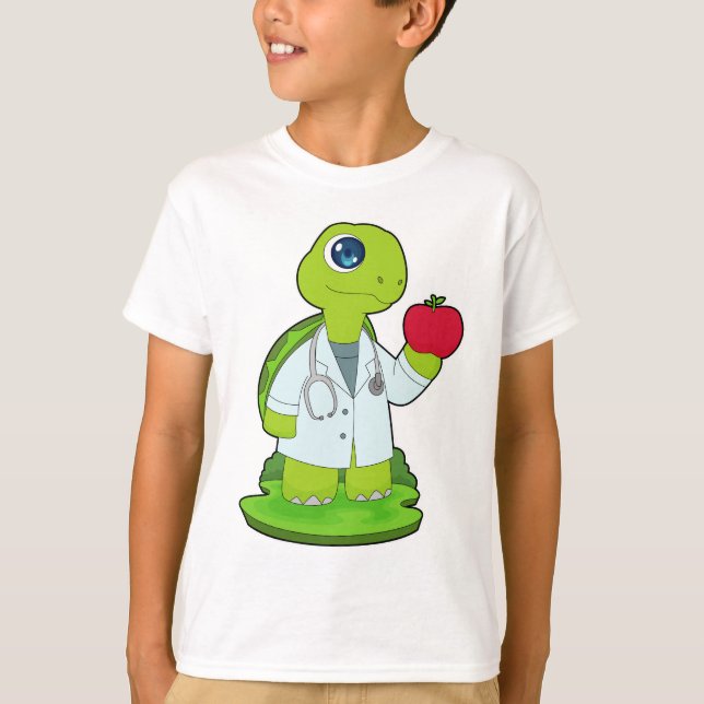 Turtle Doctor Stethoscope T-Shirt (Front)