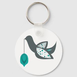 Turtle Dove Ornament Keychain