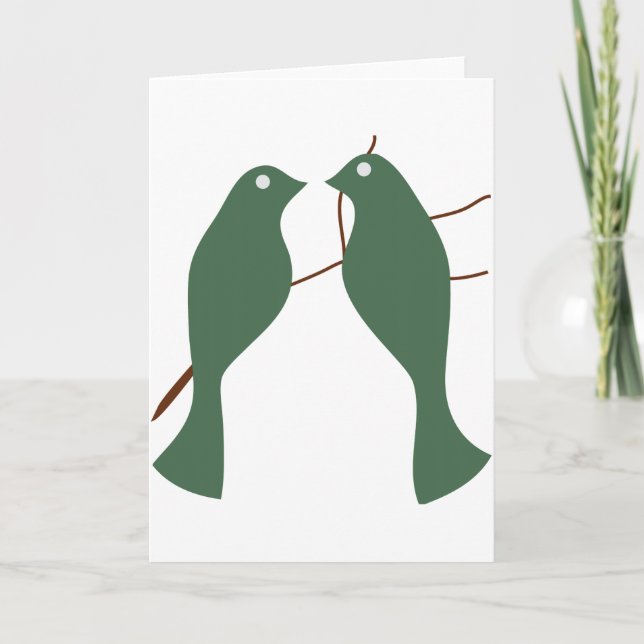 Turtle Doves Holiday Card (Front)