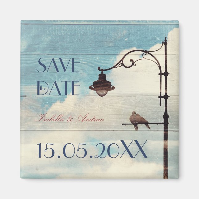 Turtle Doves - love and faithfulness Magnet (Front)