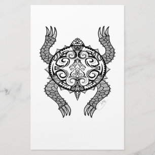Turtle Drawing Stationery