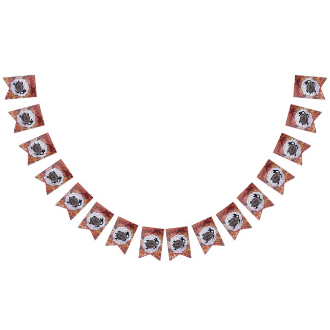 Turtle Dreaming Aboriginal Art Bunting Flags (All)