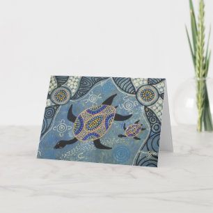Turtle Dreaming Card