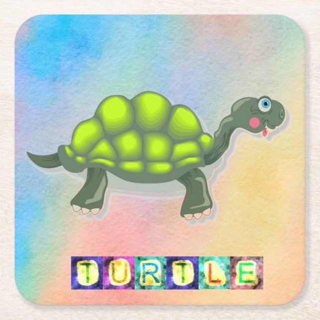 Turtle Drink Coaster (Front)