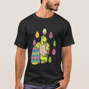 Turtle Egg Hunting Easter Day Cute Animal Boys Gir T-Shirt