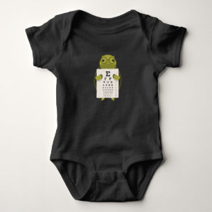 Turtle Eye Chart Baby Bodysuit